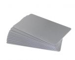 Ultracard PVC card metallic zilver pk a 100 stuks