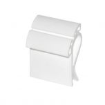 Edikio Prijskaarthouder Schaalklem Wit Groot, pk a 25 stuks
