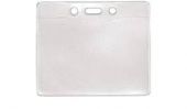 Ultraholder vinyl badgehouder, 88 x 110 mm, pk a 100 st