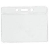 Ultraholder vinyl badgehouder, 79 x 94 mm, pk a 100 st