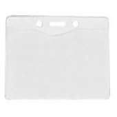 Ultraholder Eco vinyl badgehouder, 77 x 94 mm, pk a 100 st