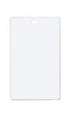Ultraholder vinyl badgehouder m uitvalbeveiliging, 114 x 68 mm, pk a 100 st
