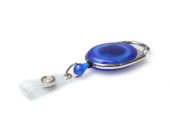 Ultragrip jojo blauw Transparant 32mm  karabijnhaak, pk a 50 st.