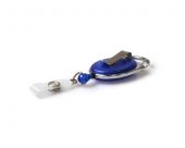 Ultragrip jojo blauw transparant 32mm met karabijnhaak en klem, pk a 50 st.