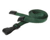 Ultraclip keycord 10mm groen m. breekbeveiliging en plastic haak, pk a 100 st