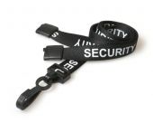Ultraclip keycord 16mm zwart Security m. breekbeveiliging en plastic haak