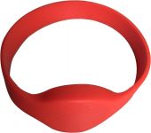 Mifare 1K silicone polsband Rood (Volwassenen)