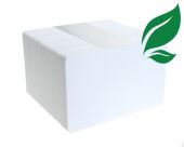 Ultracard ECO (recycled) PVC card wit, pk a 100 st.