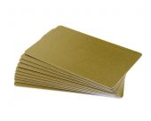 Ultracard PVC card metallic goud pk a 100 stuks