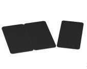 Ultracard PVC card zwart mat 3-up, pk a 100 stuks