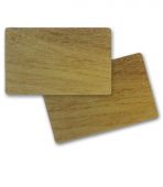 Ultracard PVC card m. houtmotief, pk a 500 stuks