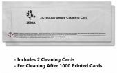 Zebra ZC100/ ZC300 Cleaning Kit,  2 cleaning cards