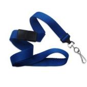 Ultraclip keycord  royal blue 10mm m. breekbeveiliging en metalen haak, pk a 100 st
